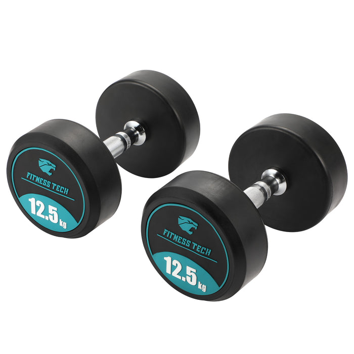 Dumbbell Set 9 pares + Halteres Hexagonais 2,5kg a 20kg