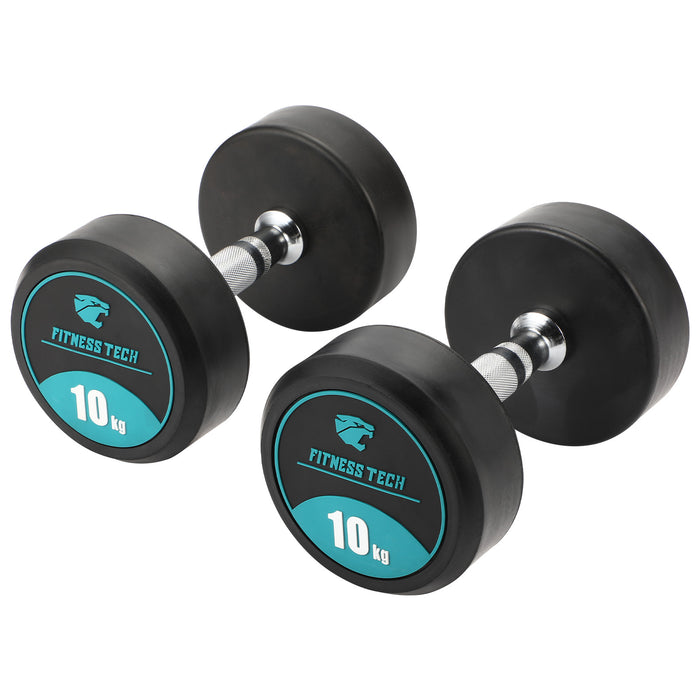 Dumbbell Set 9 pares + Halteres Hexagonais 2,5kg a 20kg