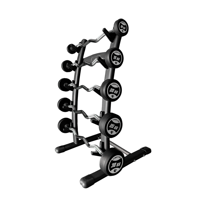 Conjunto de Barras Montadas Curvas com Rack | De 10 a 30 kg