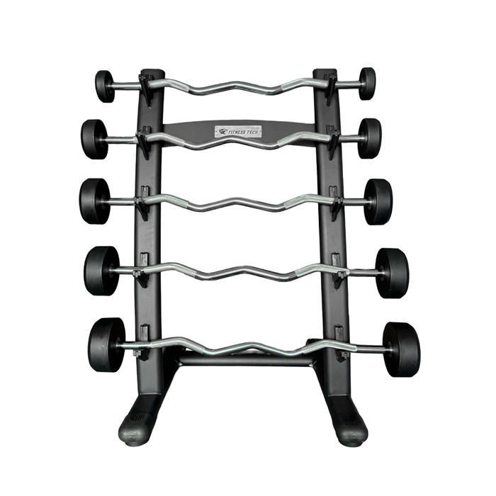 Conjunto de Barras Montadas Curvas com Rack | De 10 a 30 kg